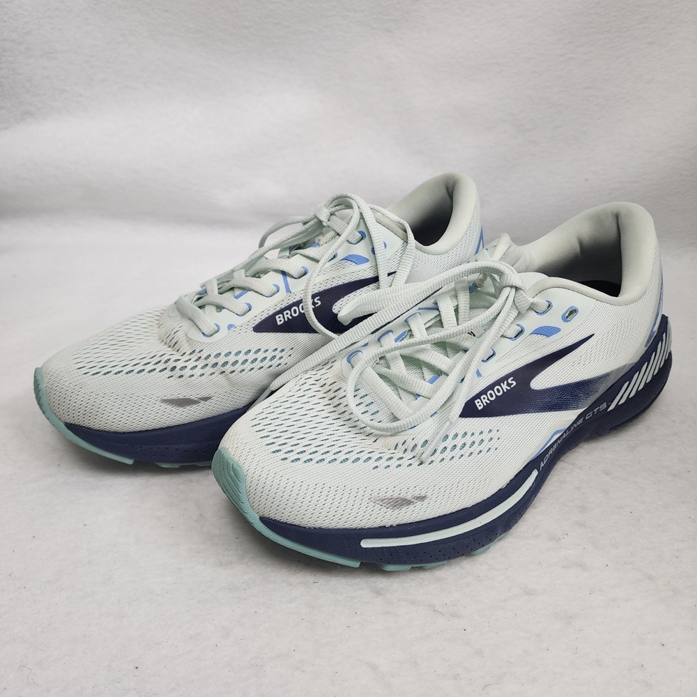 Brooks Adrenaline GTS 23 1203811B471 Mens US 7 D Running Shoes Blue Glass Shoes